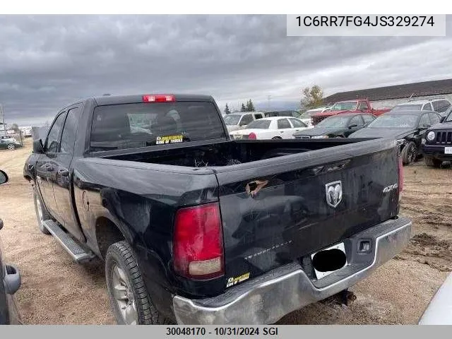 2018 Ram 1500 St VIN: 1C6RR7FG4JS329274 Lot: 30048170