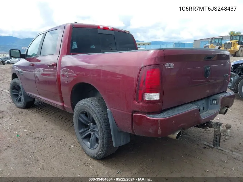 2018 Ram 1500 Sport VIN: 1C6RR7MT6JS248437 Lot: 39484664