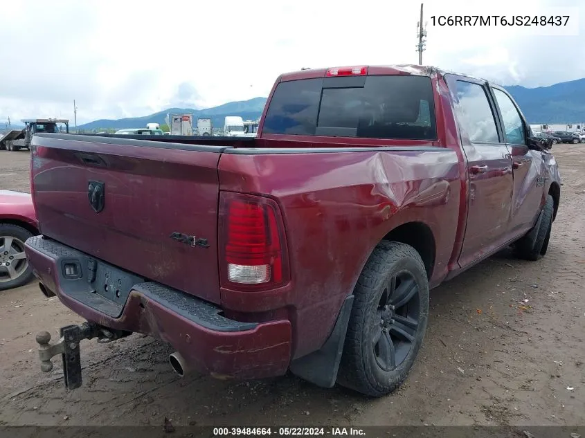 2018 Ram 1500 Sport VIN: 1C6RR7MT6JS248437 Lot: 39484664