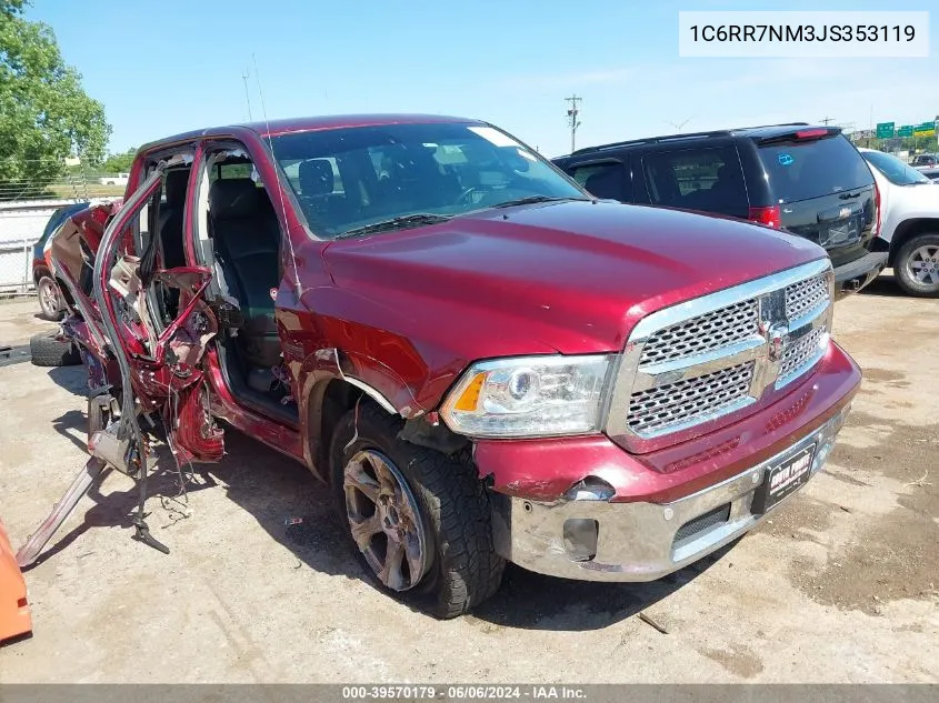 2018 Ram 1500 Laramie 4X4 5'7 Box VIN: 1C6RR7NM3JS353119 Lot: 39570179