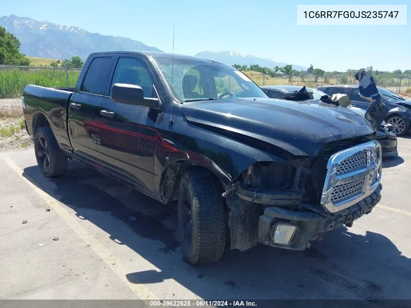 2018 Ram 1500 St VIN: 1C6RR7FG0JS235747 Lot: 39622625