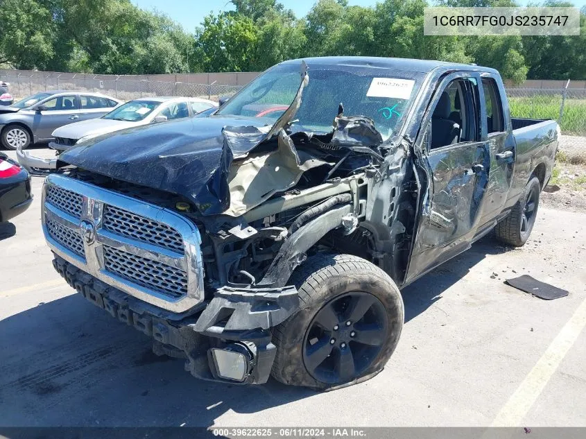 2018 Ram 1500 St VIN: 1C6RR7FG0JS235747 Lot: 39622625