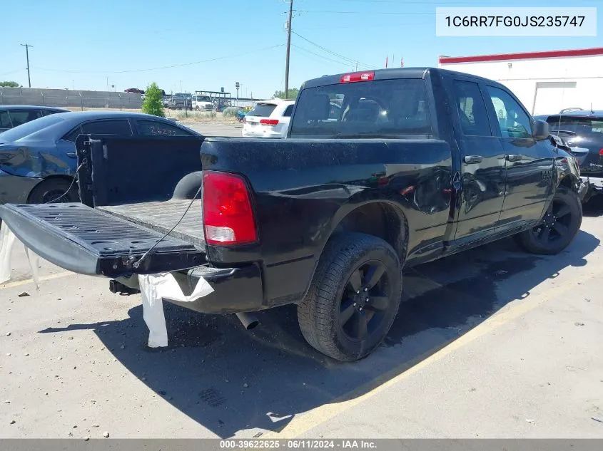 2018 Ram 1500 St VIN: 1C6RR7FG0JS235747 Lot: 39622625