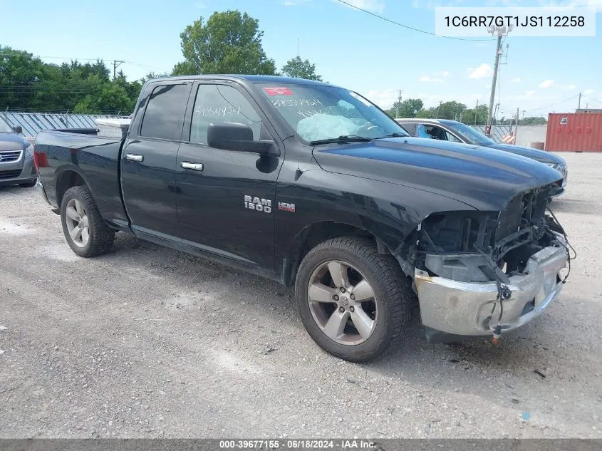 2018 Ram 1500 Slt VIN: 1C6RR7GT1JS112258 Lot: 39677155