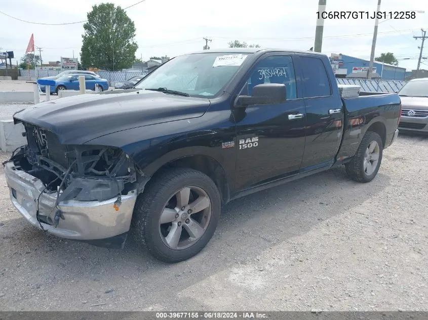 2018 Ram 1500 Slt VIN: 1C6RR7GT1JS112258 Lot: 39677155