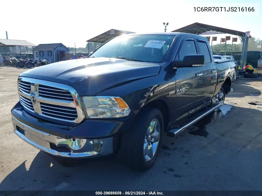 1C6RR7GT1JS216166 2018 Ram 1500 Big Horn Quad Cab 4X4 6'4 Box