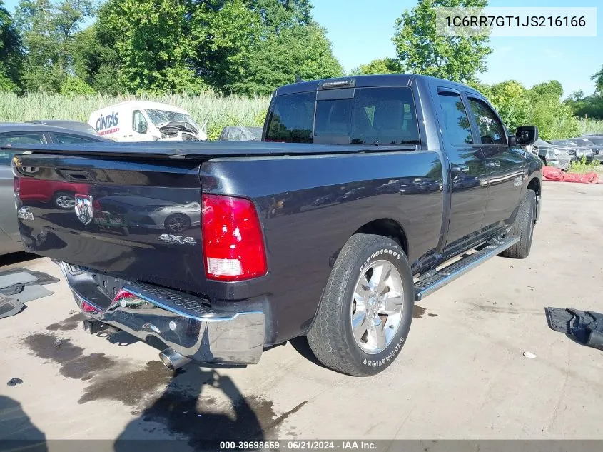 1C6RR7GT1JS216166 2018 Ram 1500 Big Horn Quad Cab 4X4 6'4 Box