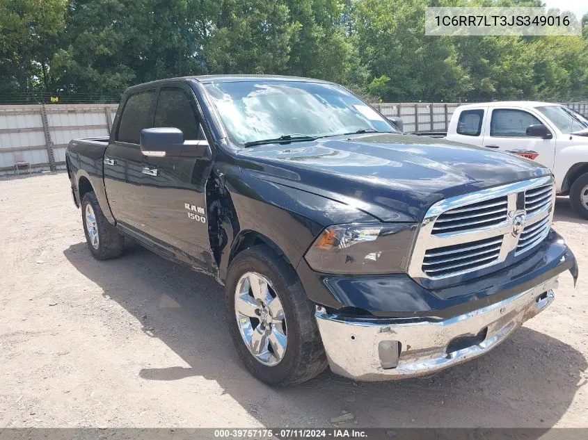 2018 Ram 1500 Big Horn 4X4 5'7 Box VIN: 1C6RR7LT3JS349016 Lot: 39757175