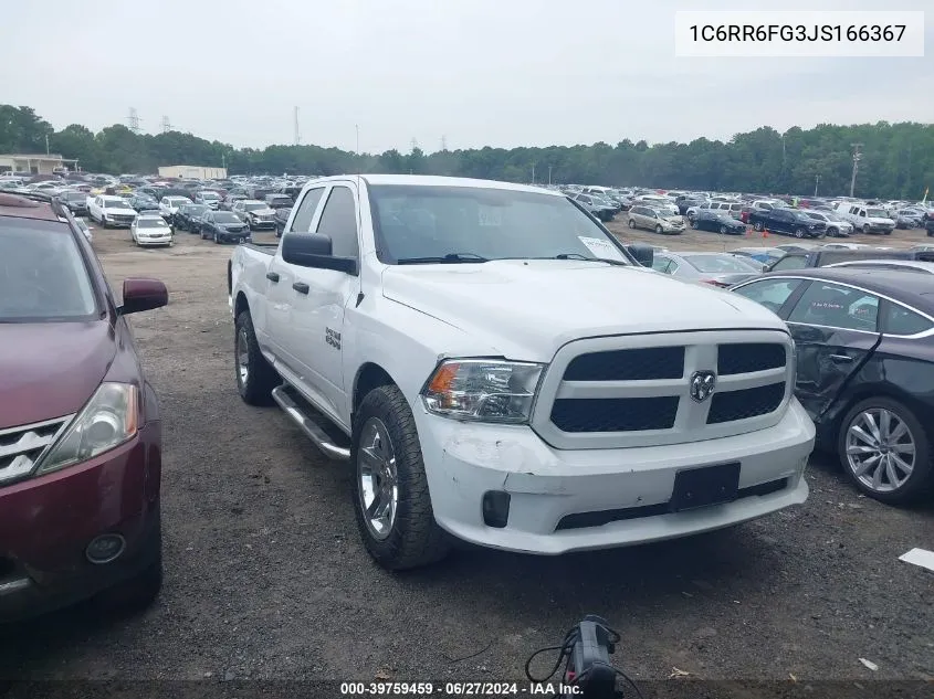 1C6RR6FG3JS166367 2018 Ram 1500 Express Quad Cab 4X2 6'4 Box