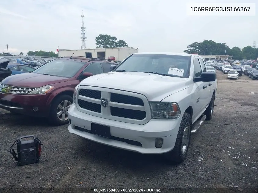 1C6RR6FG3JS166367 2018 Ram 1500 Express Quad Cab 4X2 6'4 Box