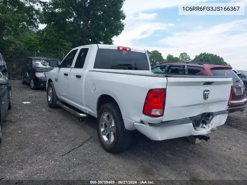 2018 Ram 1500 Express Quad Cab 4X2 6'4 Box VIN: 1C6RR6FG3JS166367 Lot: 39759459