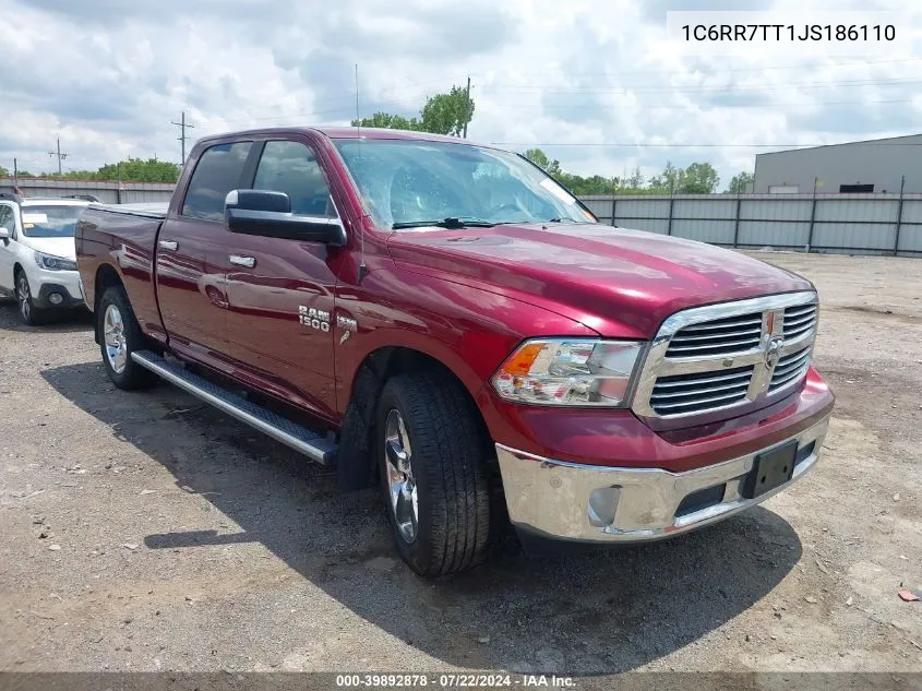 1C6RR7TT1JS186110 2018 Ram 1500 Big Horn 4X4 6'4 Box