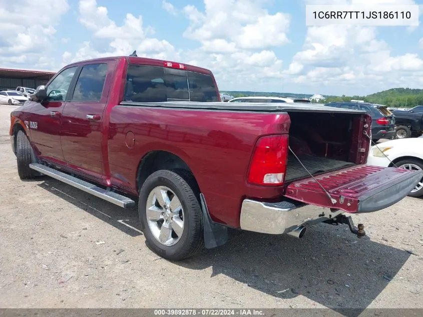 1C6RR7TT1JS186110 2018 Ram 1500 Big Horn 4X4 6'4 Box