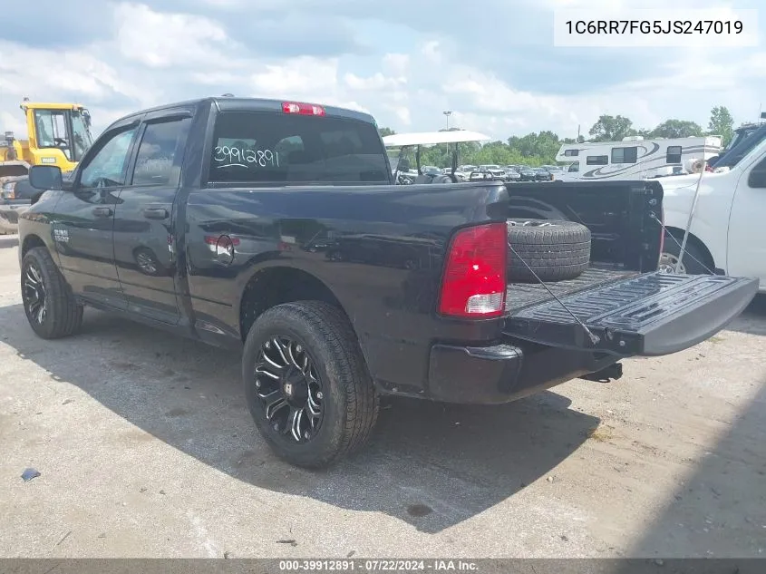 1C6RR7FG5JS247019 2018 Ram 1500 Express Quad Cab 4X4 6'4 Box