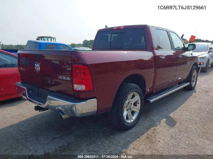 1C6RR7LT6JS129661 2018 Ram 1500 Lone Star Silver 4X4 5'7 Box