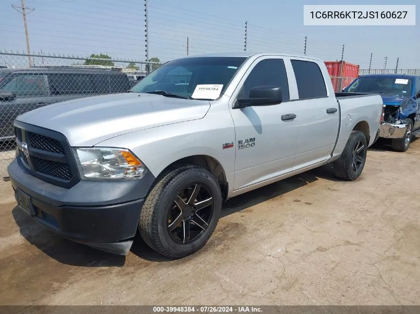 2018 Ram 1500 Tradesman 4X2 5'7 Box VIN: 1C6RR6KT2JS160627 Lot: 39948384