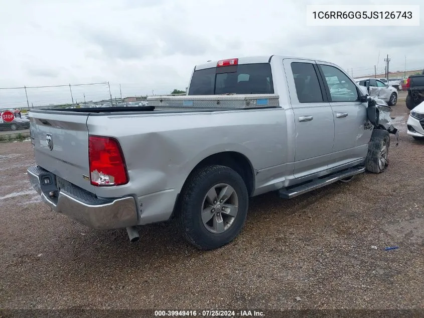 1C6RR6GG5JS126743 2018 Ram 1500 Slt Quad Cab 4X2 6'4 Box