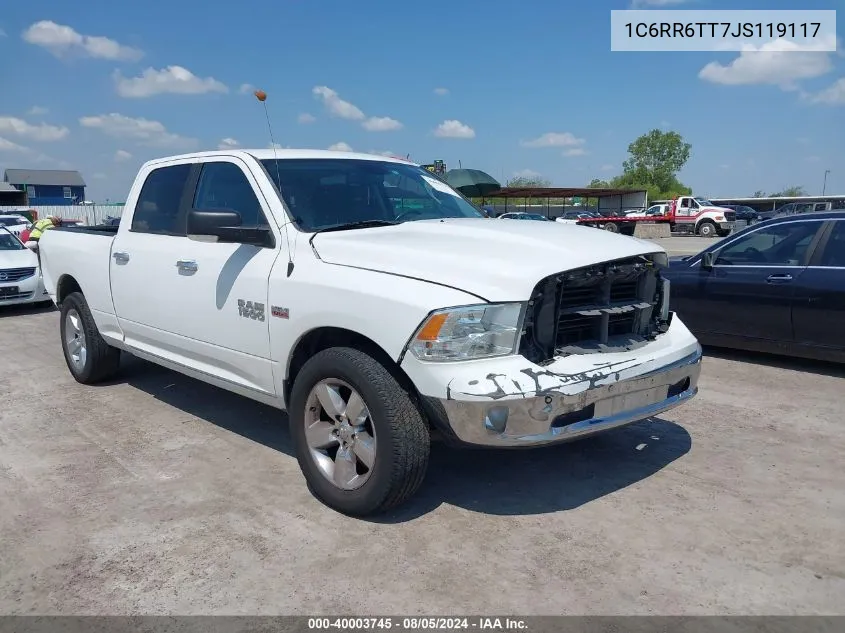 1C6RR6TT7JS119117 2018 Ram 1500 Big Horn 4X2 6'4 Box