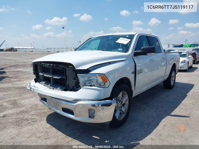 1C6RR6TT7JS119117 2018 Ram 1500 Big Horn 4X2 6'4 Box