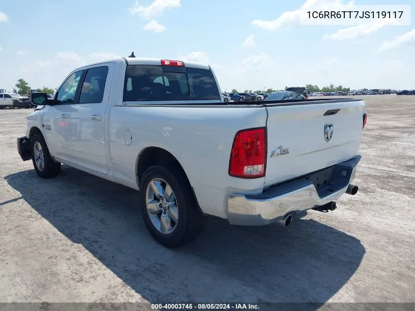 1C6RR6TT7JS119117 2018 Ram 1500 Big Horn 4X2 6'4 Box