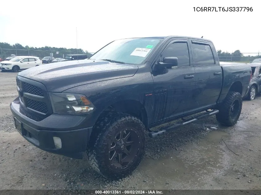 1C6RR7LT6JS337796 2018 Ram 1500 Big Horn 4X4 5'7 Box