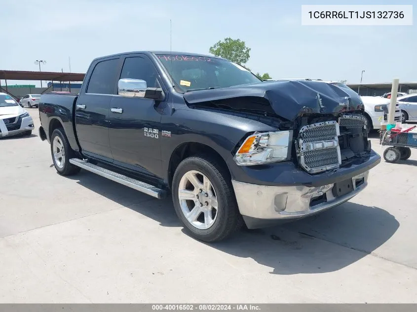 2018 Ram 1500 Lone Star Silver 4X2 5'7 Box VIN: 1C6RR6LT1JS132736 Lot: 40016502