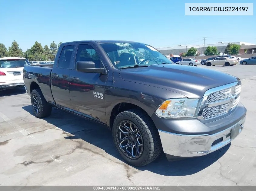 1C6RR6FG0JS224497 2018 Ram 1500 Tradesman Quad Cab 4X2 6'4 Box