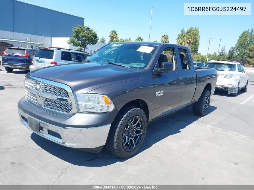 1C6RR6FG0JS224497 2018 Ram 1500 Tradesman Quad Cab 4X2 6'4 Box