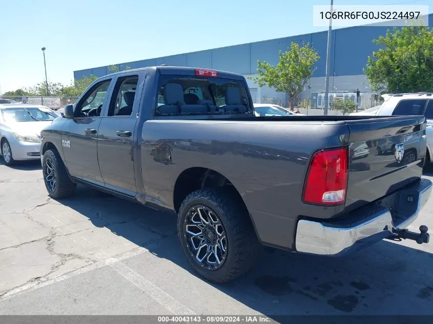 1C6RR6FG0JS224497 2018 Ram 1500 Tradesman Quad Cab 4X2 6'4 Box