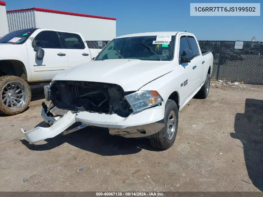 1C6RR7TT6JS199502 2018 Ram 1500 Lone Star 4X4 6'4 Box