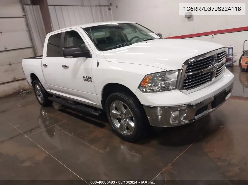 2018 Ram 1500 Big Horn 4X4 5'7 Box VIN: 1C6RR7LG7JS224118 Lot: 40085493