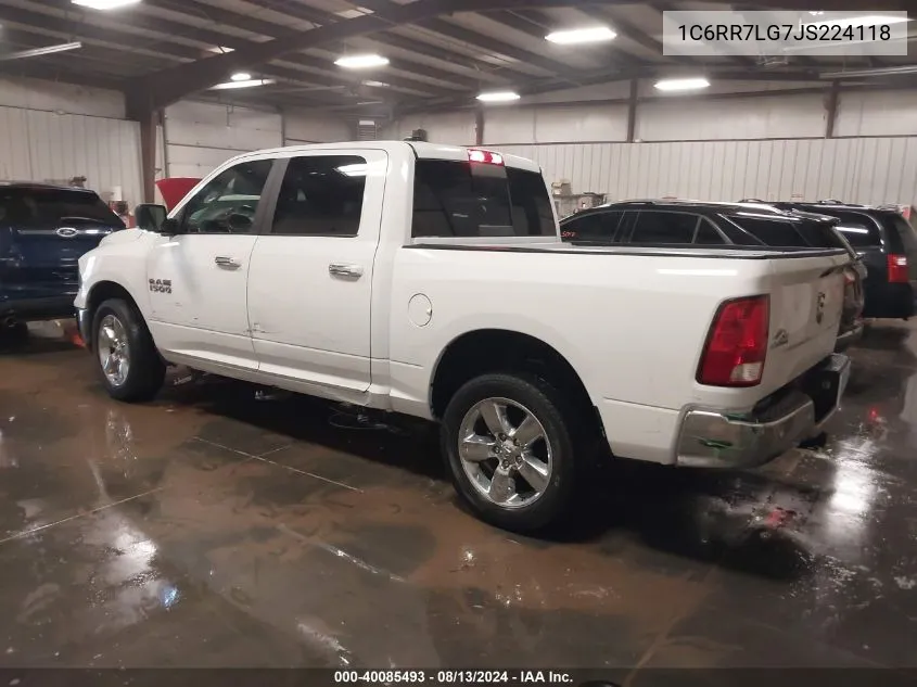 1C6RR7LG7JS224118 2018 Ram 1500 Big Horn 4X4 5'7 Box