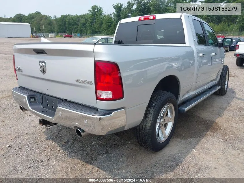 1C6RR7GT5JS153279 2018 Ram 1500 Big Horn Quad Cab 4X4 6'4 Box