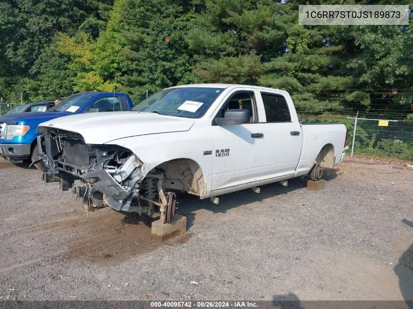 2018 Ram 1500 Tradesman 4X4 6'4 Box VIN: 1C6RR7ST0JS189873 Lot: 40095742