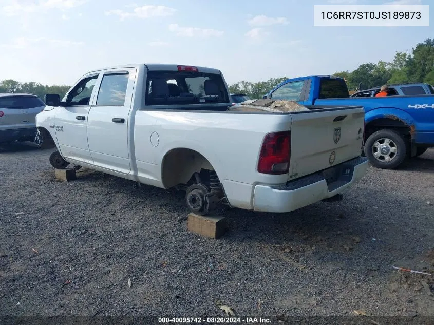 1C6RR7ST0JS189873 2018 Ram 1500 Tradesman 4X4 6'4 Box