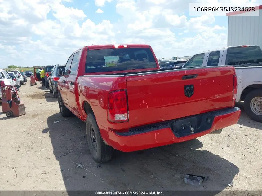 2018 Ram 1500 Express 4X2 5'7 Box VIN: 1C6RR6KG5JS234528 Lot: 40119474