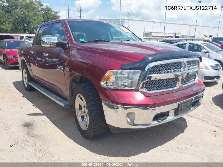 1C6RR7LTXJS122714 2018 Ram 1500 Lone Star Silver 4X4 5'7 Box