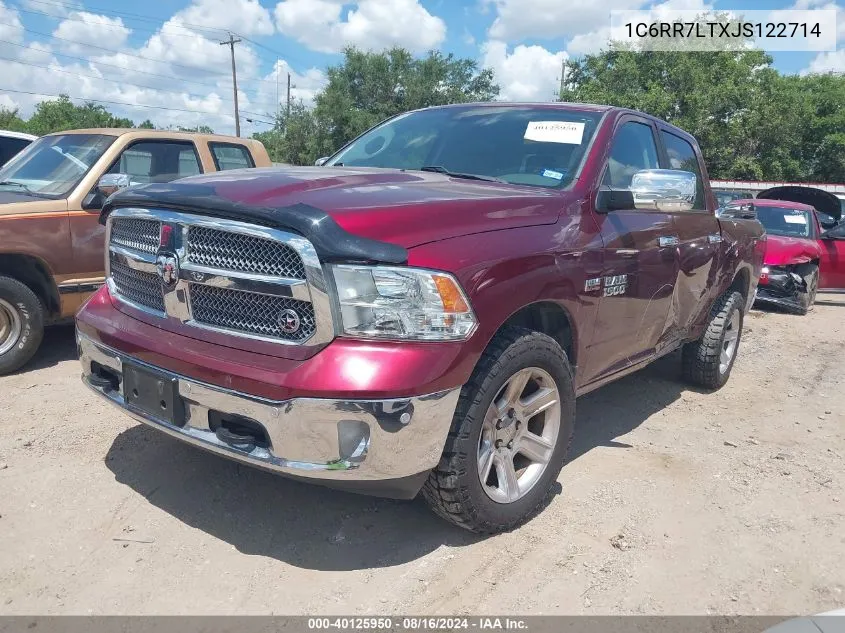 1C6RR7LTXJS122714 2018 Ram 1500 Lone Star Silver 4X4 5'7 Box