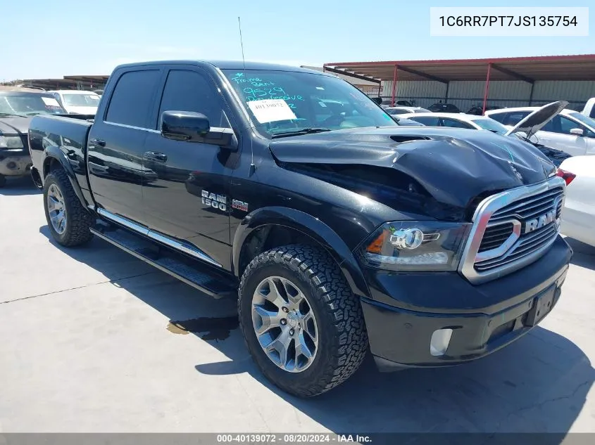 2018 Ram 1500 Longhorn VIN: 1C6RR7PT7JS135754 Lot: 40139072