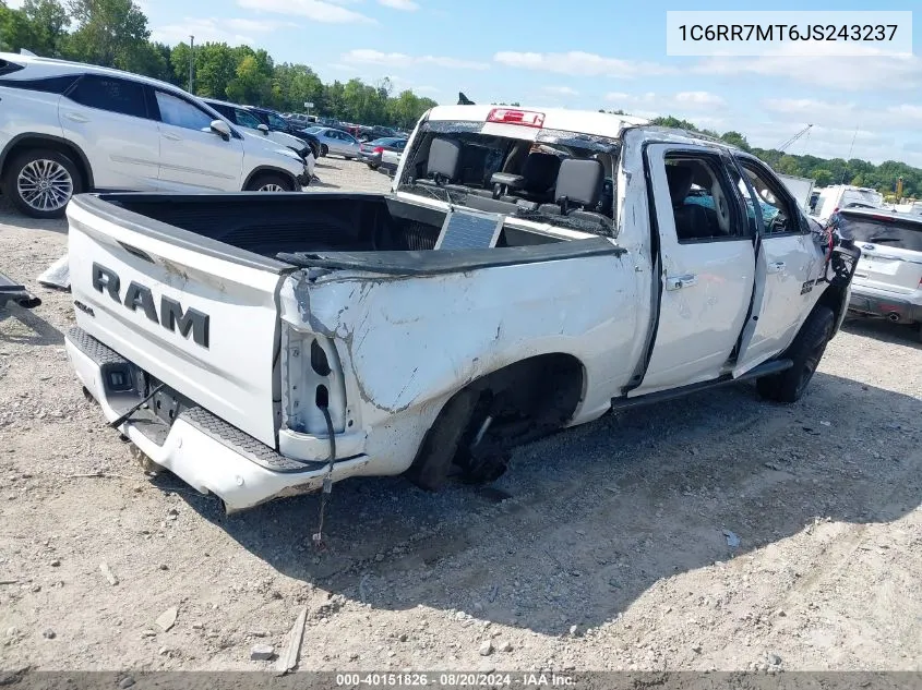 2018 Ram 1500 Sport VIN: 1C6RR7MT6JS243237 Lot: 40151826