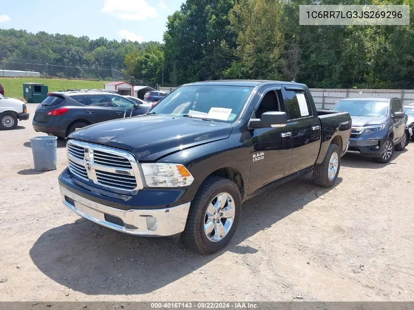 2018 Ram 1500 Big Horn 4X4 5'7 Box VIN: 1C6RR7LG3JS269296 Lot: 40167143