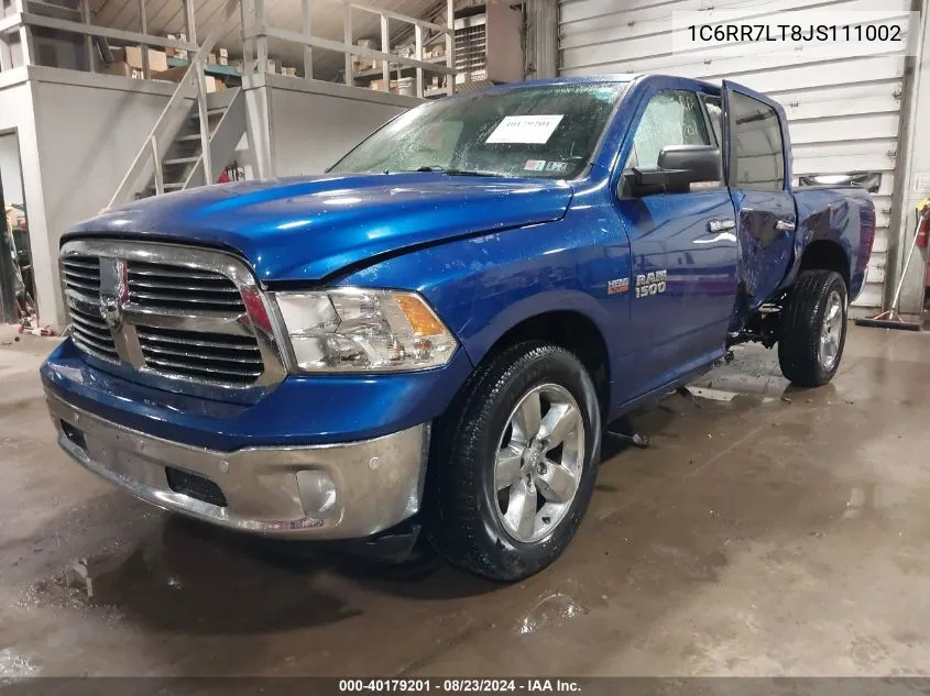 1C6RR7LT8JS111002 2018 Ram 1500 Big Horn 4X4 5'7 Box