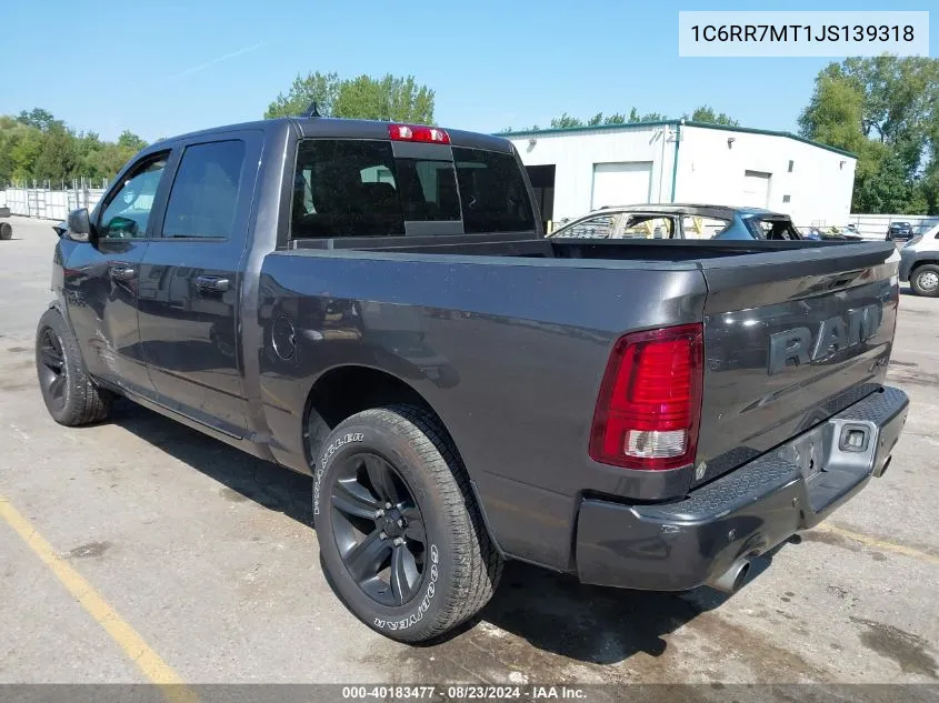 1C6RR7MT1JS139318 2018 Ram 1500 Sport