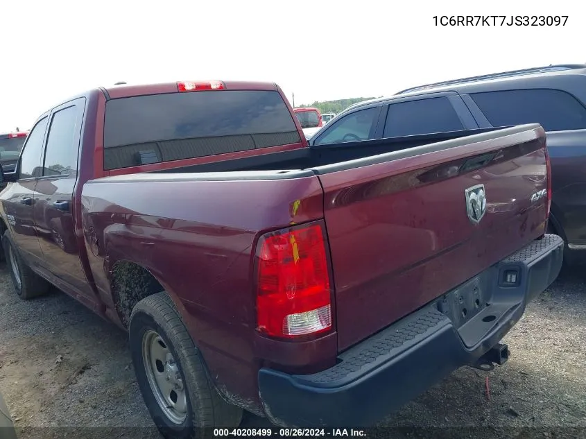 1C6RR7KT7JS323097 2018 Ram 1500 Tradesman 4X4 5'7 Box