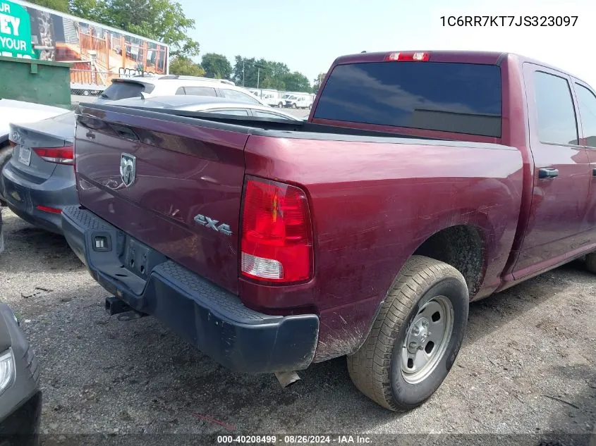 1C6RR7KT7JS323097 2018 Ram 1500 Tradesman 4X4 5'7 Box