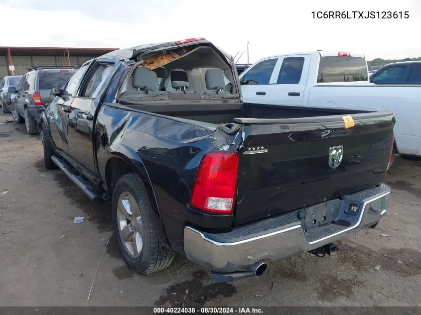 1C6RR6LTXJS123615 2018 Ram 1500 Harvest 4X2 5'7 Box