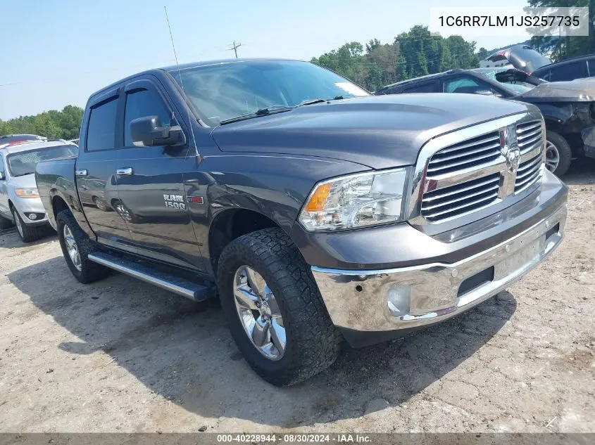 1C6RR7LM1JS257735 2018 Ram 1500 Big Horn 4X4 5'7 Box