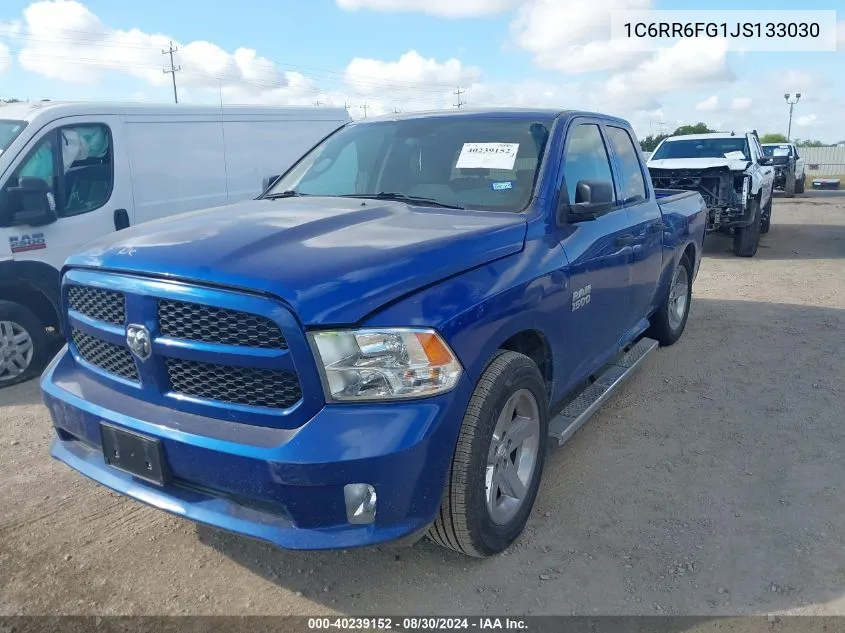 1C6RR6FG1JS133030 2018 Ram 1500 Express Quad Cab 4X2 6'4 Box