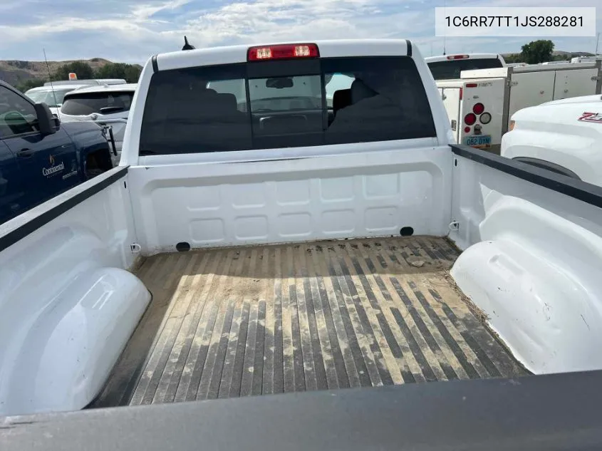 2018 Ram 1500 Slt 4X4 6'4 Box VIN: 1C6RR7TT1JS288281 Lot: 40247653