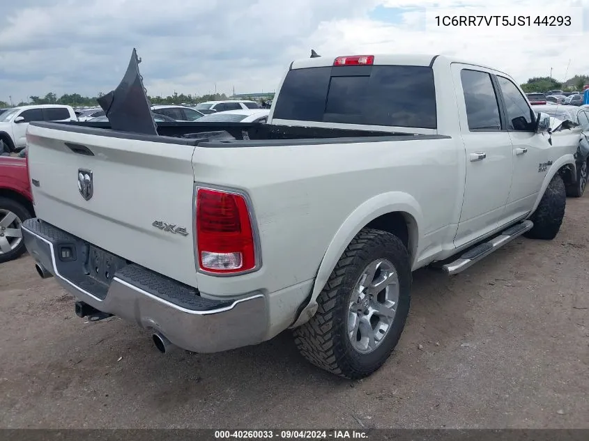 1C6RR7VT5JS144293 2018 Ram 1500 Laramie 4X4 6'4 Box